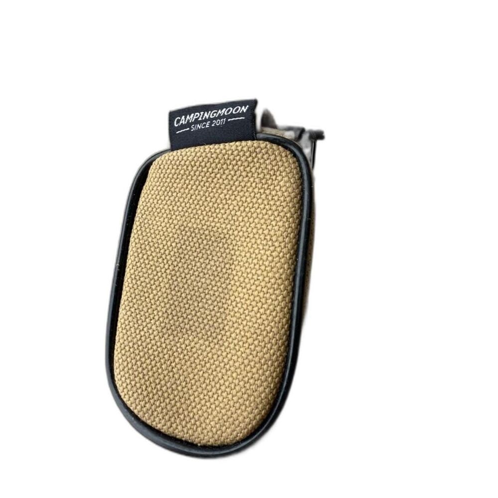 Tan Canvas Travel Pouch